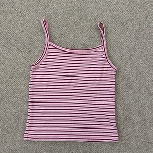 Brandy Pink Striped Tank